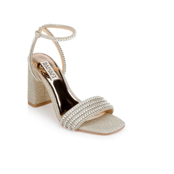 Badgley Mischka Shoes - BADGLEY MISCHKA - Women's Size 6 Becca Sandal - Platino